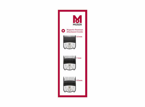 Peines premium magnéticos 1.5/3/4.5 mm